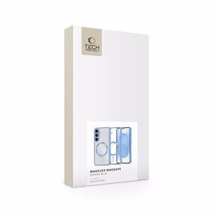 Tech-Protect MagFlex MagSafe Ümbris jaoks Samsung Galaxy S25 - Clear Sinine