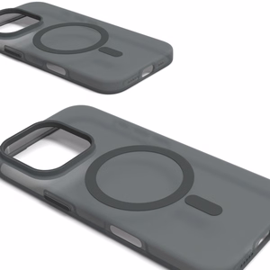 Силиконовый чехол Puro Daylight MagSafe для iPhone 16 Pro - чёрный