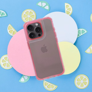 MATRIX CLEAR чехол для iPhone 15 пудрово-розовый