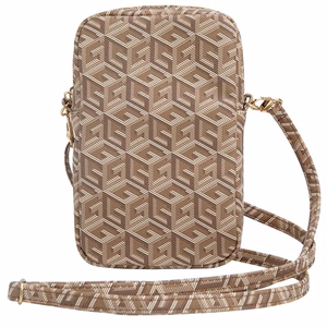 Guess kott pruun tõmblukuga GCube alumine triip GUWBZPGCSPGW