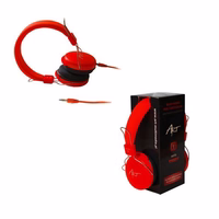 ART wire headphones Jack 3,5 mm with microphone AP-60A oranž