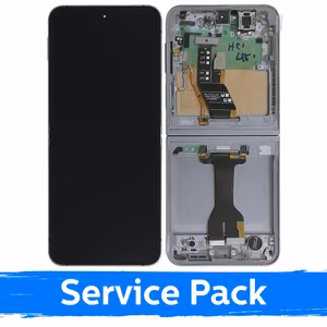 LCD ekraan Samsung Z F741 Flip 6 raamiga / Silver Shadow / (Service Pack)