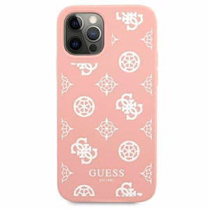 Guess GUHCP12LLSPEWPI iPhone 12 Pro Max 6.7" roosa/roosa kõva ümbris Peony Collection