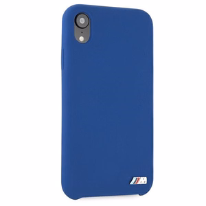 Силиконовый чехол BMW M Collection для iPhone Xr - синий