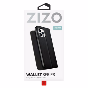 ZIZO WALLET Series ümbris seadmele iPhone 13 Pro Max, must