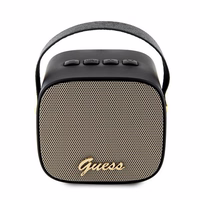 Guess Bluetooth kõlar GUWSB2P4SMK Kõlar mini must/must 4G Leather Script Logo with Rihm