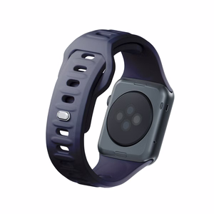 3mk silikoonrihm Apple Watchile, 42/44/45/46/49 mm, hall, suur suurus