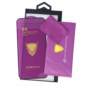 Karastatud klaas OG Premium Oppo Reno 12F 5G (globaalne) / 12FS 5G must raam