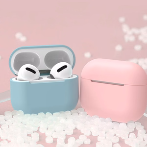 AirPods 2 / AirPods 1 silikoonist pehme ümbris kõrvaklappidele must (ümbris C)