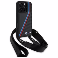 BMW M Edition Carbon Tricolor Lines & Strap Ümbris jaoks iPhone 16 Pro - must