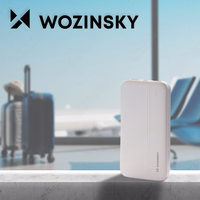 Wozinsky Powerbank Li-Po 10000mAh 2 x USB valge (WPBWE1)