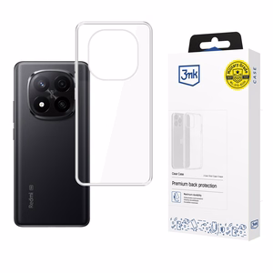 3mk Clear Ümbris for Xiaomi Redmi Note 15 Pro+ 5G - läbipaistev