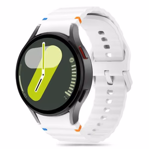 TECH-PROTECT SILICONE SPORT SAMSUNG GALAXY WATCH 4 / 5 / 5 PRO / 6 / 7 / FE VALGE