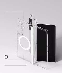 Ringke Fusion Flap Magnetic MagSafe ümbris mudelile Samsung Galaxy Z Fold 8 Ultra – läbipaistev