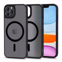 Tech-Protect MagMat MagSafe iPhone 11 Pro Ümbris - Matte must