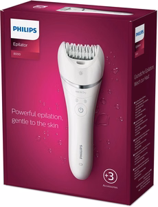 Philips BRE700/00 epilaator, 32 pintsetti, hõbedane/valge