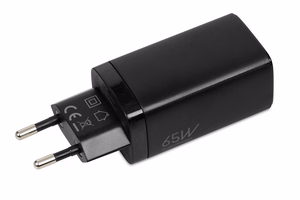 iBOX C-65 must, GaN 65W universaalne laadija