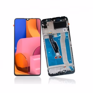 LCD ekraan ühilduv Huawei Y6P 2020 must raamiga HQ