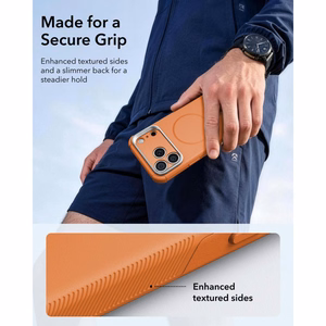 ESR Cyber Tough Kickstand MagSafe ümbris mudelitele iPhone 18 Pro / 17 Pro, oranž