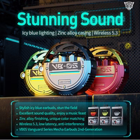 WEKOME VB05 Vanguard Series - Bluetooth V5.3 TWS wireless kõrvaklapid with charging ümbris (roheline)