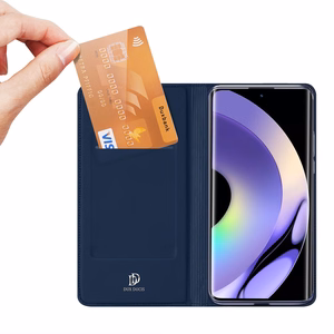 Чехол Dux Ducis Skin Pro для Realme 10 Pro книжка-кошелёк с подставкой синий