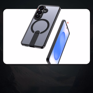 Чехол Hybrid Armor X для Samsung Galaxy A36 / A37 с подставкой, совместим с MagSafe — чёрный