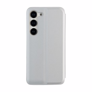 Fold Mirror View Case for Samsung Galaxy A14 4G / A14 5G hõbedane