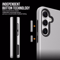 Perfectionists Kolmnurkne Ümbris Samsung A556 A55 5G hõbedane