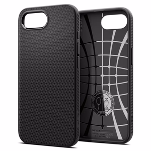 Spigen Liquid Air iPhone 16e Ümbris - Matte must