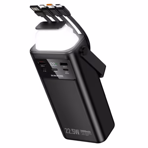 External battery Akupank Borofone BJ65 22.5W 30000mAh must