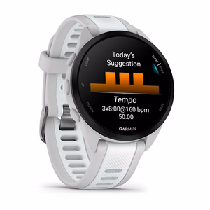 Garmin Forerunner 165 Music GPS-nutikell, 1,2-tolline (3,05 cm) AMOLED-puuteekraan, 43 mm, 390 × 390 pikslit, hall