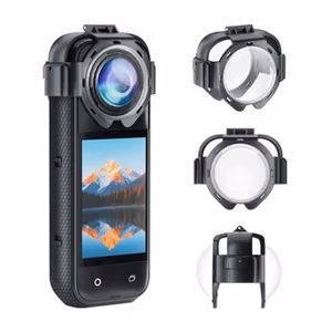 Puluz lens covers jaoks Insta360 X5 camera (snap-on)
