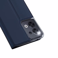 Dux Ducis Skin Pro ümbris Oppo Reno 8 flip cover kaardi rahakoti stend sinine