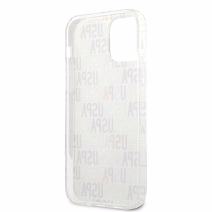 US Polo USHCP12MPCUSPA6 Logo Mania Collection ümbris seadmele iPhone 12 / 12 Pro 6.1", valge