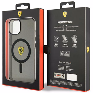 Ferrari FEHMP14SURKK iPhone 14 6.1" чёрный/чёрный hardcase Translucent Magsafe