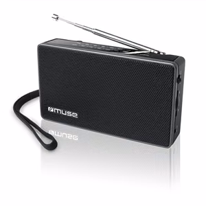 Muse M-030R 2-lainealaga kaasaskantav raadio, must