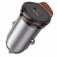 Car laadija Hoco USB C QC PD 30W NZ16 metall hall