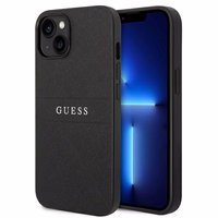 Guess Saffiano rihmaga ümbris iPhone 14 Plus'ile - must