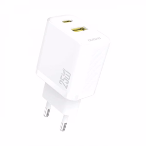 Laadija Dudao GaN A26T valge 25W (PD / QC3.0)