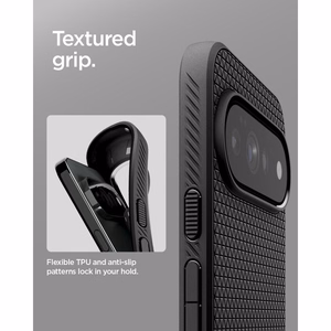 Spigen Liquid Air ümbris mudelile Google Pixel 11 Pro XL, must