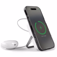 Puro 10000mAh MagSafe juhtmevaba energiapank alumiiniumist alusega - valge