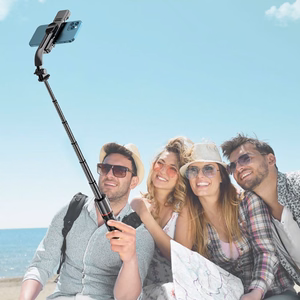 Tech-Protect L05S Bluetooth selfie pulk statiiv ja LED valgus must