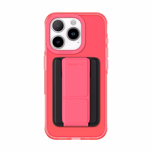 Amazing Thing Titan Pro Neon Mag Wallet Чехол 10FT IP156.7PTWPN для Iphone 15 Pro Max розовый с подставкой