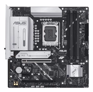 Emaplaat|ASUS|Intel B860 Express|LGA1851|Micro-ATX|Mälu DDR5|Mälupesad 4|1xPCI-Express 4.0 1x|1xPCI-Express 4.0 16x|1xPCI-Express 5.0 16x|2xM.2|1xHDMI|1xDisplayPort|7xUSB 2.0|1xUSB-C|1xUSB-C Thunderboltiga|1xOptical S/PDIF|1xRJ45|3xHelipesa|PRIMEB8
