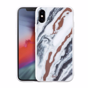 Laut MINERAL GLASS ümbris seadmele iPhone XS Max, mineraalvalge
