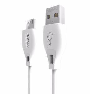 Dudao cable micro USB cable 2.4A 2m valge (L4M 2m valge)