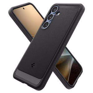 SPIGEN ümbris RUGGED ARMOR MAG compatible with MagSafe jaoks SAMSUNG S25 matte must