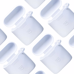 3mk Silicon AirPods Ümbris jaoks AirPods 2 - valge