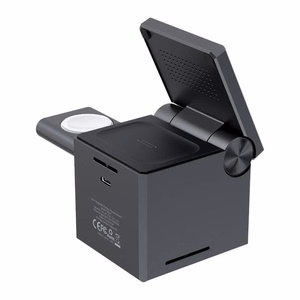 Choetech T632-F 3-in-1 15W inductive laadija (must)