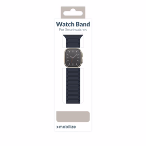 Mobilize silikoonist kellarihm - magnetiline - Apple 42/44/45/49mm - sinine